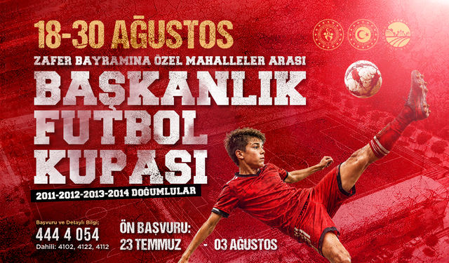 Büyükşehir’den dev futbol turnuvası