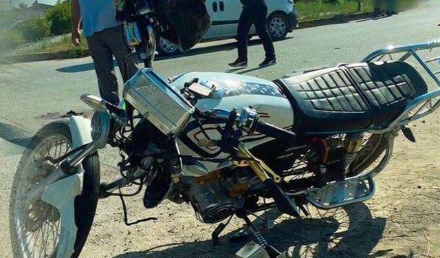 Motosiklet sürücüsü yaşam savaşı veriyor