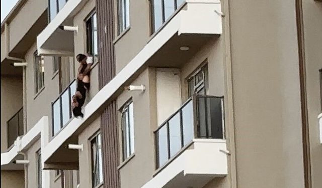 7'inci kattan atlayarak canına kıymak istedi