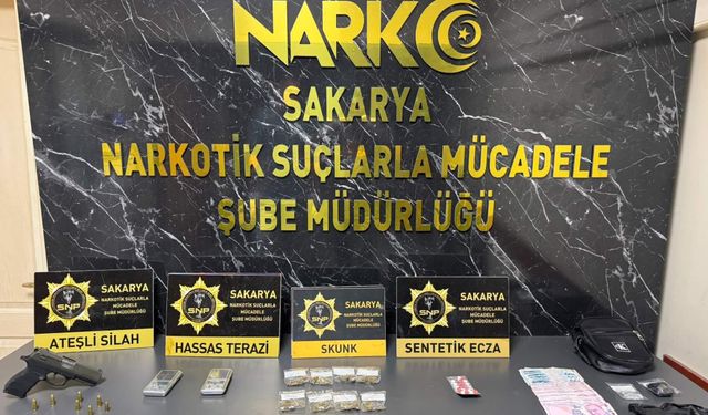 Sakarya'da uyuşturucu operasyonu