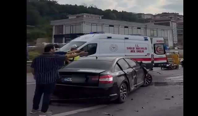 Beşköprü'de korkutan kaza