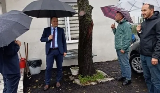 Yağış sonrası okullarda tedbirler gözden geçirildi