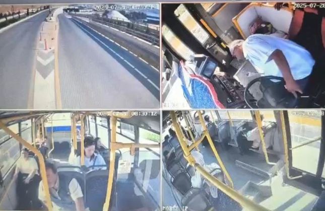 Otobüs sürerken kalp krizi geçine şoför yaşamını yitirdi!