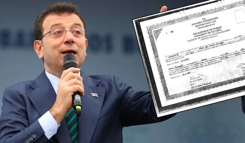 Ekrem İmamoğlu'nun diploması veri tabanından silindi!