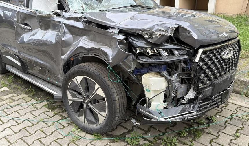 Hayatının şokunu kazada yaşadı