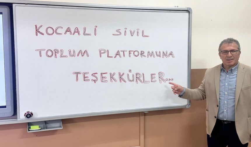 Kocaali Sivil Toplum Platformu’ndan alkışlanacak hareket