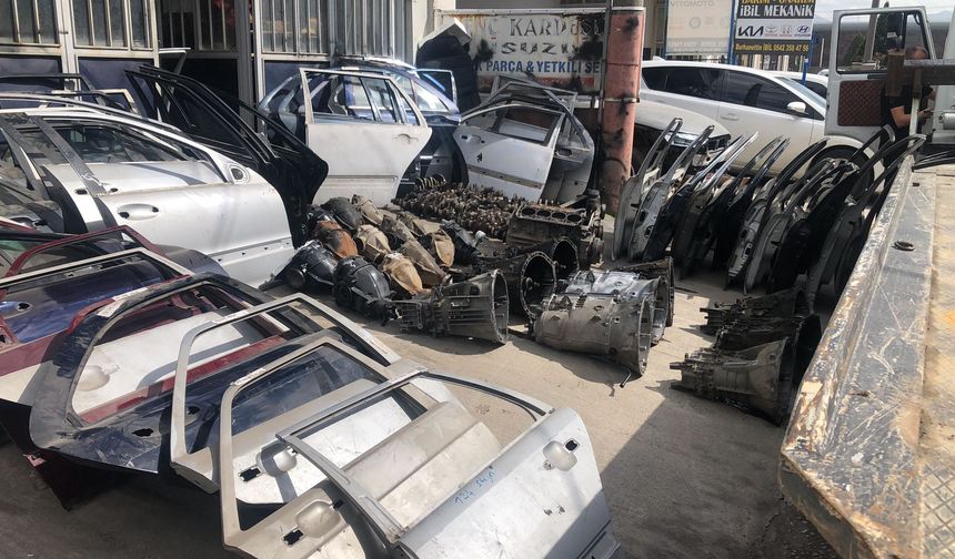 Kaçak parçalar ele geçirildi!