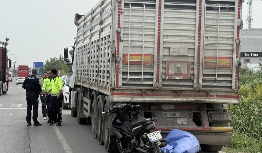 Feci kazada 80 yaşındaki motosikletli hayatını kaybetti
