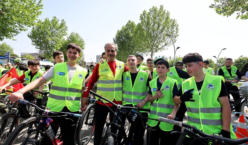 Trafik Haftası’nda pedallar farkındalık için çevrildi
