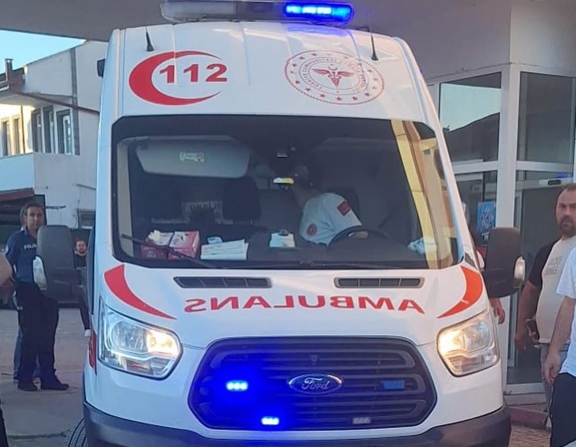 Kızını kurtarmak istemişti: Genç baba entübe edildi